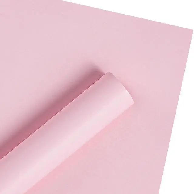 Alt view image 5 of 5 - 20 Sheets Flower Wrapping Paper, Waterproof Floral Bouquet Wrapping Paper, Florist Supplies Packaging for Birthday, Party, Wedding and DIY Crafts - Pink