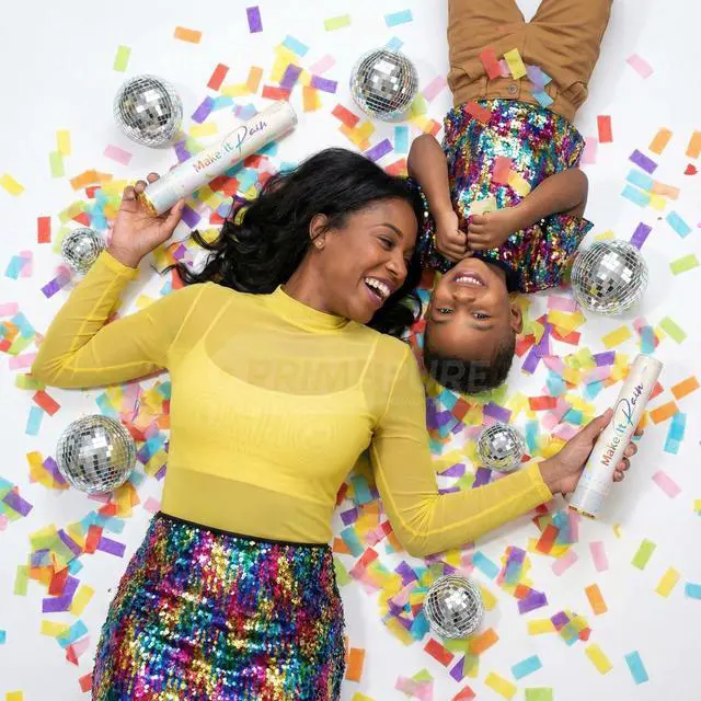 Alt view image 7 of 7 - Confetti Cannon Poppers, Biodegradable Multicolor Paper, 2 Pack