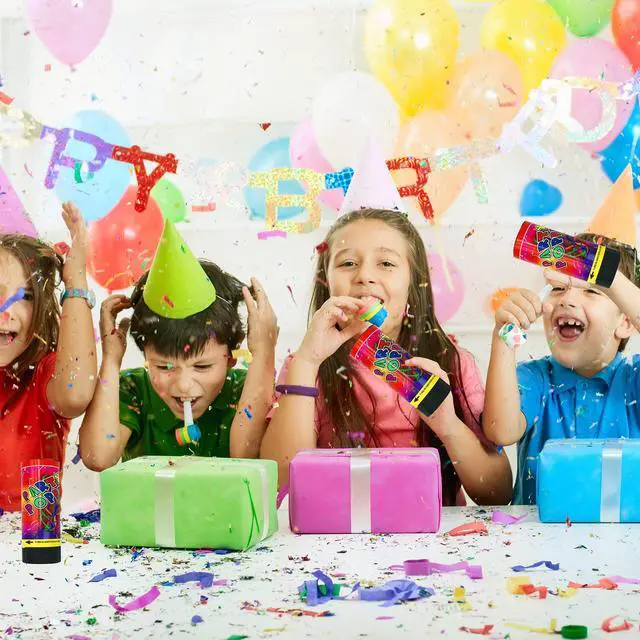 Alt view image 4 of 6 - Confetti Poppers Cannons for Wedding Birthday Graduation Baby Shower Kids Fun Party Supplies Decorations and Favors (Colorful)