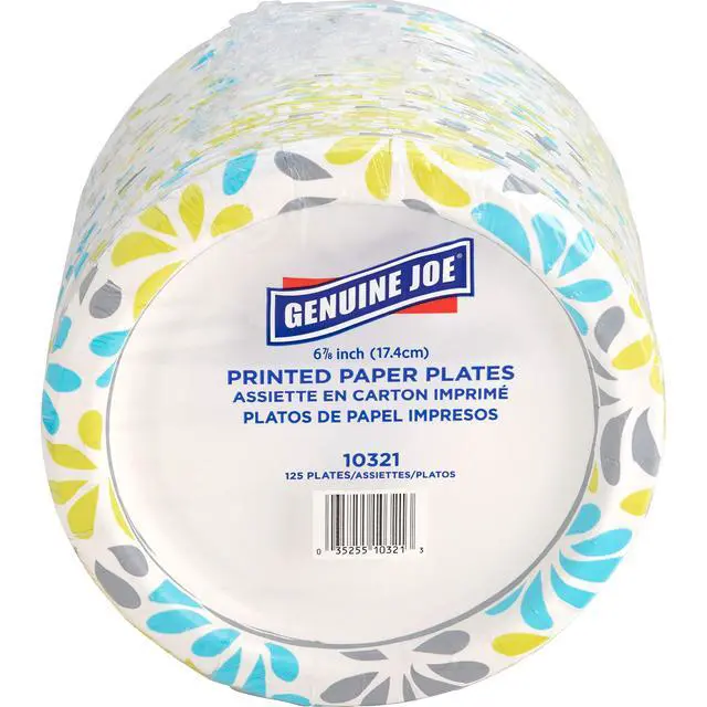 Alt view image 5 of 7 - Printed Paper Plates, 7" (Pack of 125)