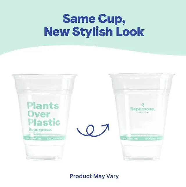 Alt view image 5 of 6 - Plant-Based Clear Cold Cups, 16oz, 50 Count, BPA Free, No PFAS Added, FDA Non-Toxic, Certified BioBased