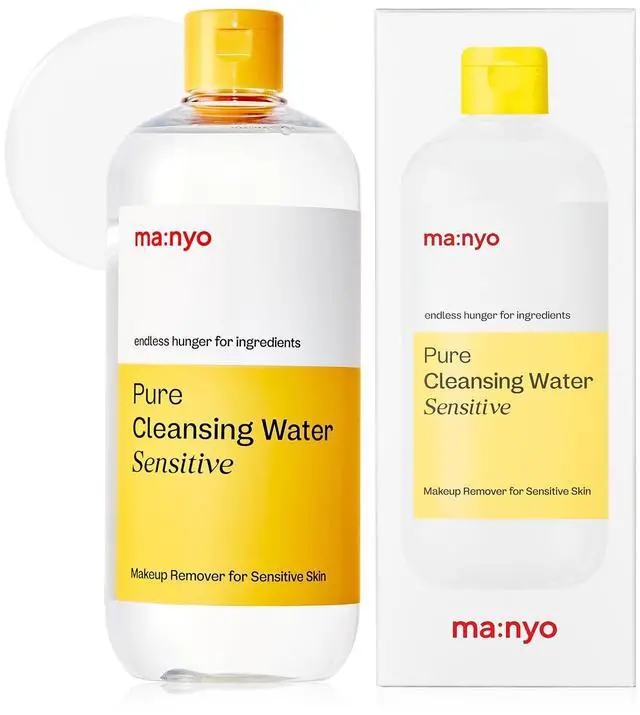 Main image of Pure Cleansing Water, Triple Micellar Technology for Sensitive Skin, Makeup Remover & Hydrating Cleanser, Korean Skincare 16.9 fl oz (500ml)