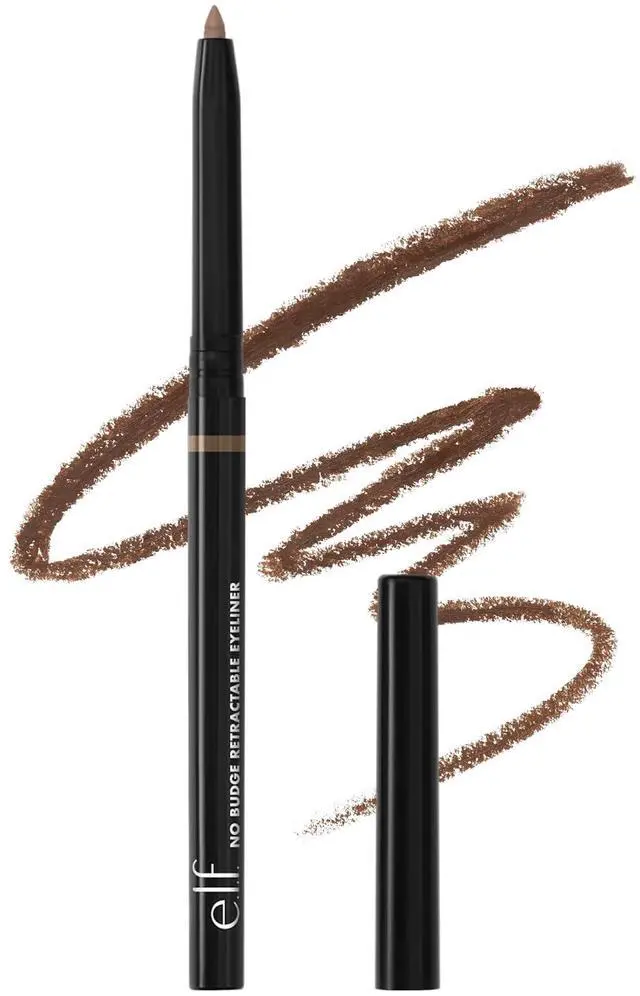 Main image of No Budge Retractable Eyeliner, Creamy, Ultra-Pigmented & Waterproof, Creates Bold & Defined Lines, Vegan & Cruelty-Free, Coffee