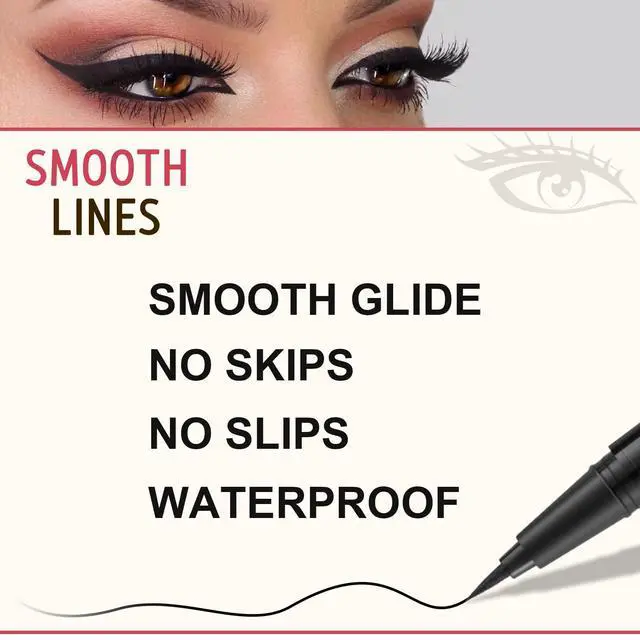 Alt view image 6 of 7 - Eyebrow Pen Makeup Kit, with Waterproof Eyebrow Pencil, Eyeliner, Pomade, and Brow Brush, Smudge-Proof and Long Lasting, Create Full and Natural Brows, Dark Brown