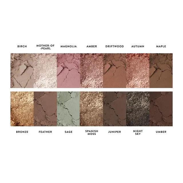 Alt view image 6 of 7 - The Delectables Earthy Essentials Baked Eyeshadow Palette | 14 Pigmented Eyeshadows Blendable Natural Look