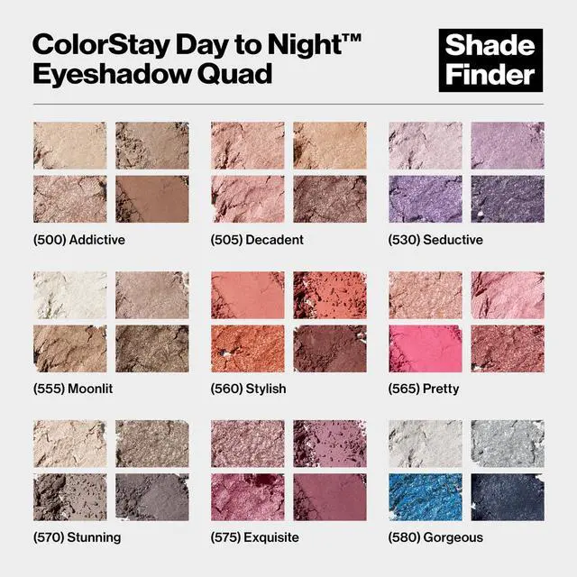 Alt view image 6 of 7 - ColorStay Day to Night Eyeshadow Quad, Longwear Shadow Palette with Transitional Shades and Buttery Soft Feel, Crease & Smudge Proof, 530 Seductive, 0.16 Oz
