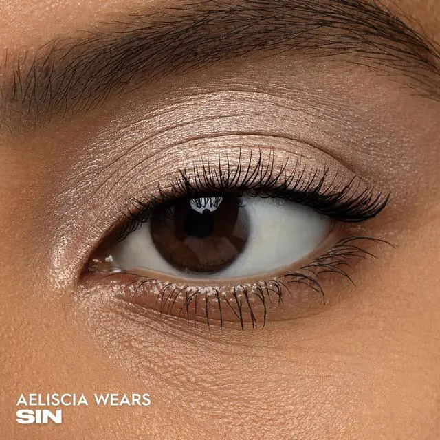 Alt view image 2 of 7 - 24/7 Longwear Eyeshadow Single - High-Pigment Eye Shadow Compact, Smooth & Blendable Color, Up to 12HR Wear, Crease-free Makeup - Sin (champagne shimmer)