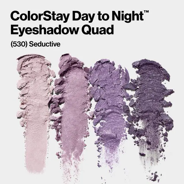 Alt view image 2 of 7 - ColorStay Day to Night Eyeshadow Quad, Longwear Shadow Palette with Transitional Shades and Buttery Soft Feel, Crease & Smudge Proof, 530 Seductive, 0.16 Oz