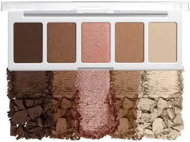 Alt view image 6 of 7 - Color Icon Eyeshadow Makeup 5 Pan Palette, Matte, Shimmer, Metallic, Long Wearing, Rich Buttery Pigment, Cruelty Free - Walking On Eggshells
