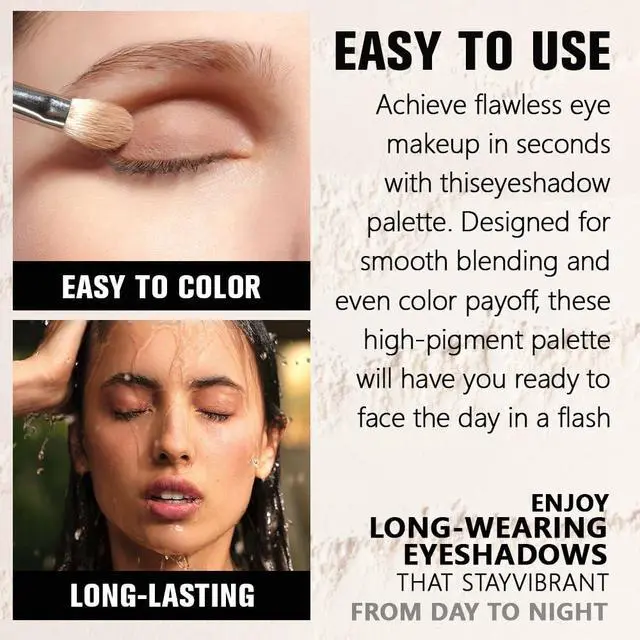 Alt view image 4 of 7 - Champagne Shimmer Cream Eyeshadow, Light Gold Sheer Metallic Glow Glitter Eye Shadow for Mature Skin, Lightweight Blendable, Subtle Shimmer, Crease-Proof, Vegan & Cruelty-Free Sombras para Ojos