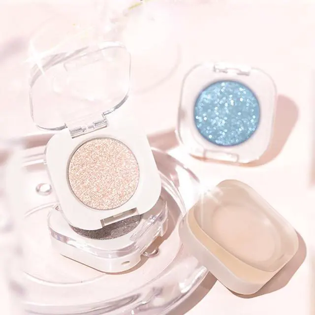 Alt view image 6 of 7 - Champagne Shimmer Cream Eyeshadow, Light Gold Sheer Metallic Glow Glitter Eye Shadow for Mature Skin, Lightweight Blendable, Subtle Shimmer, Crease-Proof, Vegan & Cruelty-Free Sombras para Ojos