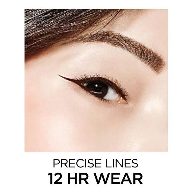 Alt view image 4 of 7 - Makeup Infallible Super Slim Long-Lasting Liquid Eyeliner, Ultra-Fine Felt Tip, Quick Drying Formula, Glides on Smoothly, Black, Pack of 1