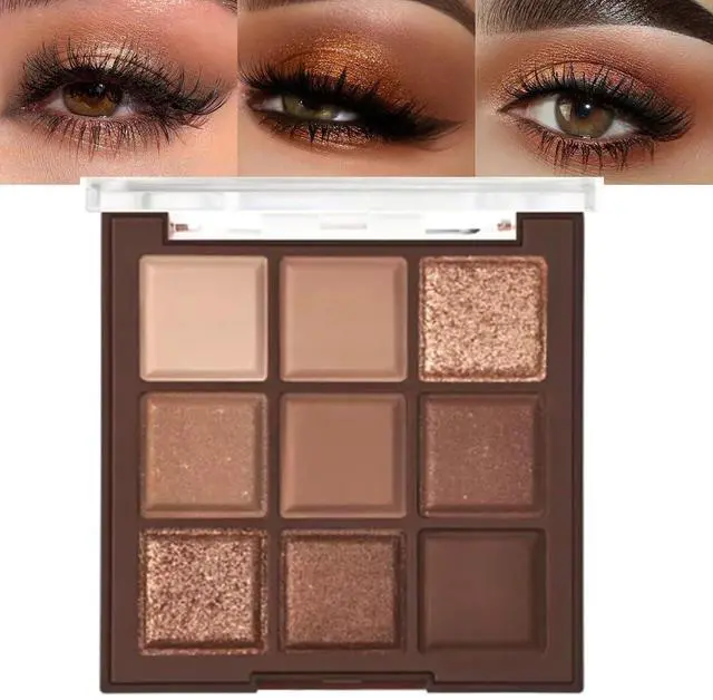 Main image of Brown Eyeshadow Palette-Neutral Nude Brown Smokey Eye Shadow Palette,Rose Gold Bronze Naked Cream Eyeshadow Palette Makeup,Natural Eyeshadow for Eyes Long Lasting Naturing-Looking