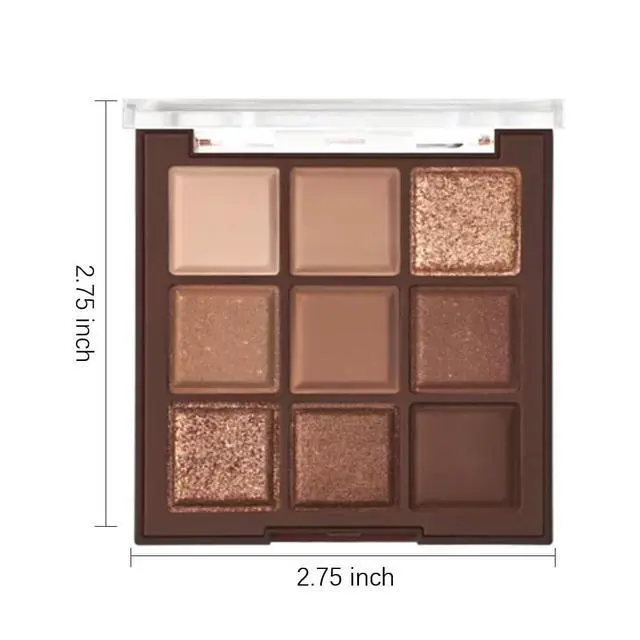 Alt view image 7 of 7 - Brown Eyeshadow Palette-Neutral Nude Brown Smokey Eye Shadow Palette,Rose Gold Bronze Naked Cream Eyeshadow Palette Makeup,Natural Eyeshadow for Eyes Long Lasting Naturing-Looking