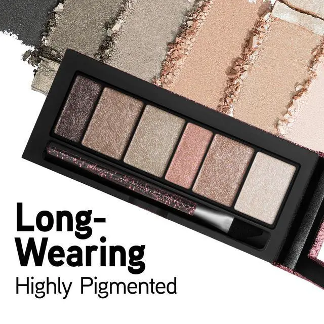 Alt view image 6 of 7 - Shimmer Strips Custom Eye-Enhancing Extreme Shimmer Shadow & Liner, Hypoallergenic Eyeshadow Palette with Reflective Liquid Powders Nude Eyes