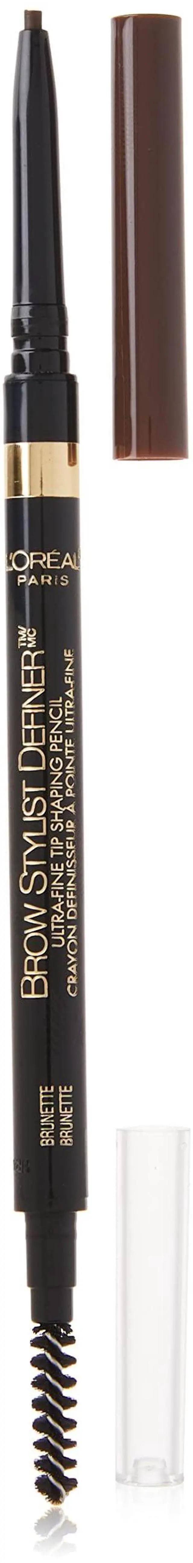 Main image of Makeup Brow Stylist Definer Waterproof Eyebrow Pencil, Ultra-Fine Mechanical Pencil, Draws Tiny Brow Hairs and Fills in Sparse Areas and Gaps, Brunette, 0.003 Ounce (1 Count)