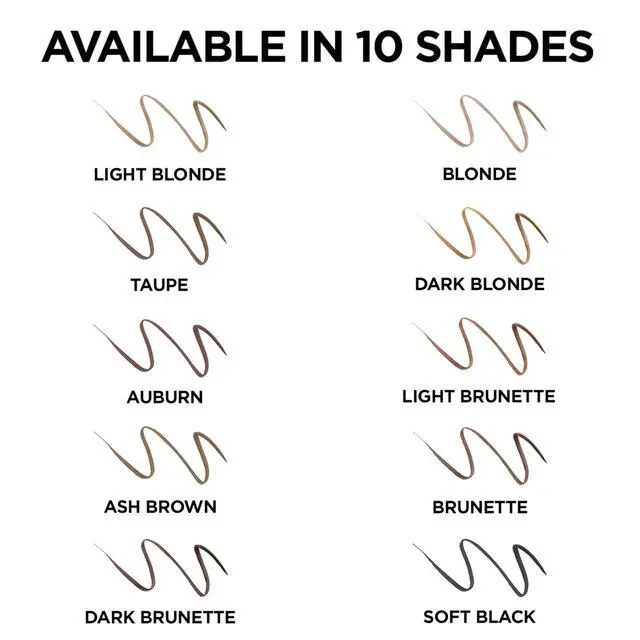 Alt view image 6 of 7 - Makeup Brow Stylist Definer Waterproof Eyebrow Pencil, Ultra-Fine Mechanical Pencil, Draws Tiny Brow Hairs and Fills in Sparse Areas and Gaps, Brunette, 0.003 Ounce (1 Count)