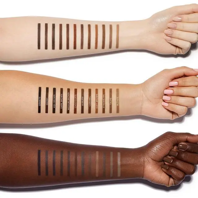 Alt view image 6 of 7 - ABrow Definer - 3-in-1 Triangular-Tipped Retractable Eyebrow Pencil with Spoolie - Multi-Functional Definer to Fill, Detail & Blend Brows - Medium Brown