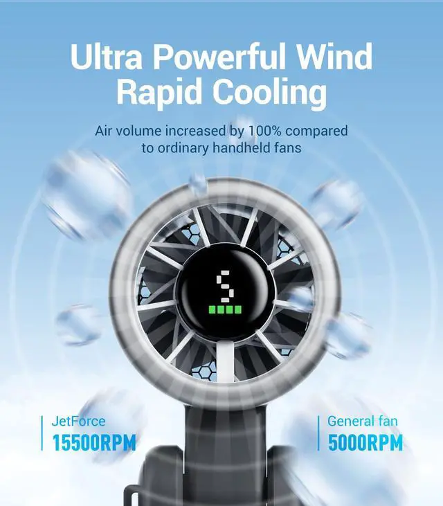 Alt view image 2 of 6 - Portable Handheld Turbo Fan