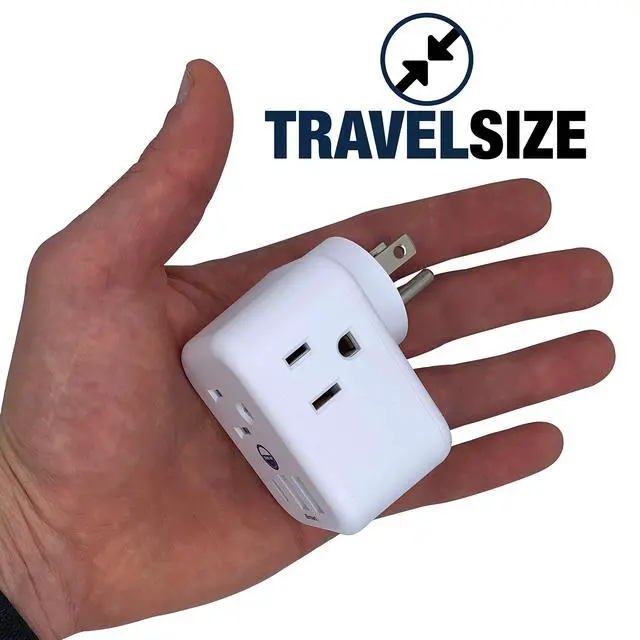 Alt view image 4 of 7 - Approved Power Strip Non Surge Protector for Cruise Ship Multi Plug, 6 Outlets, 2 USB-A, 1 USB-C, & 3 AC Outlet for Carnival, Celebrity, Princess, Norwegian & Major Lines in 2026 & 2027