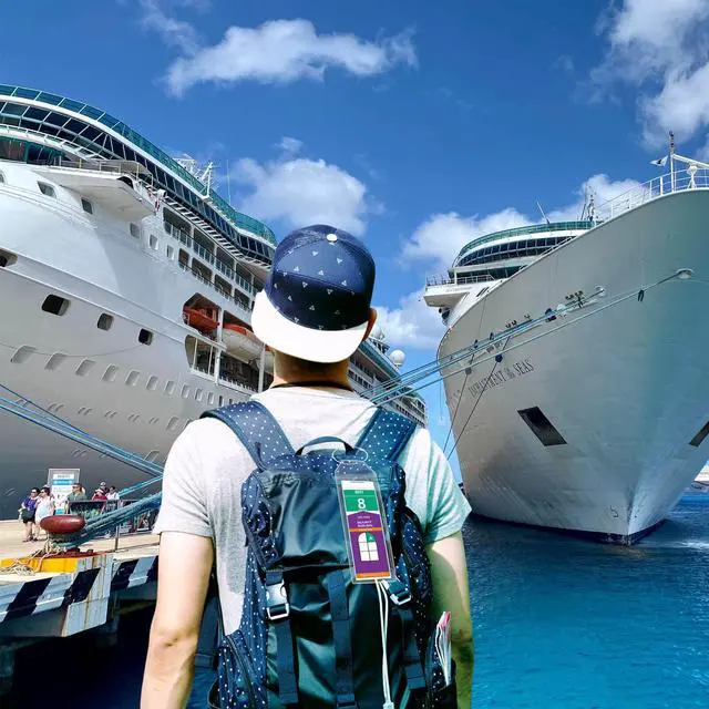 Alt view image 2 of 7 - Cruise Luggage Tag Holder for Royal Caribbean & Celebrity 5 Pack, Cruise Ship Essentials 2026 Waterproof, Cruise Must Haves Durable