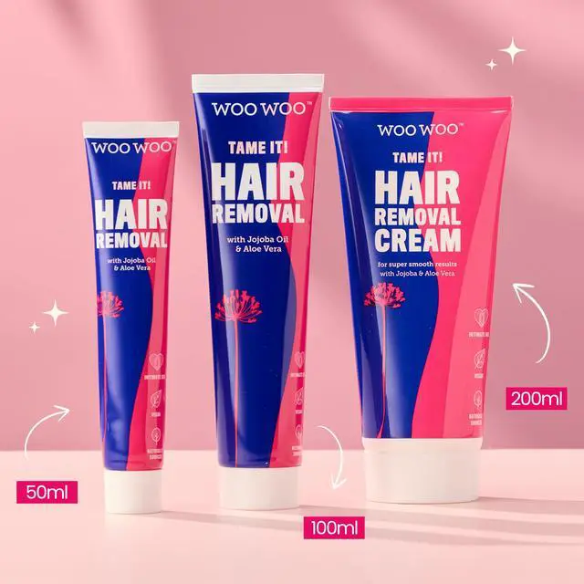 Alt view image 6 of 7 - Tame It! Natural Intimate Hair Removal Cream - Painless Vegan Hair Remover For Sensitive Skin - Depilatory For Genitals, Bikini, Legs & Bum - Women In-Shower Cream With Aloe Vera - 100ml