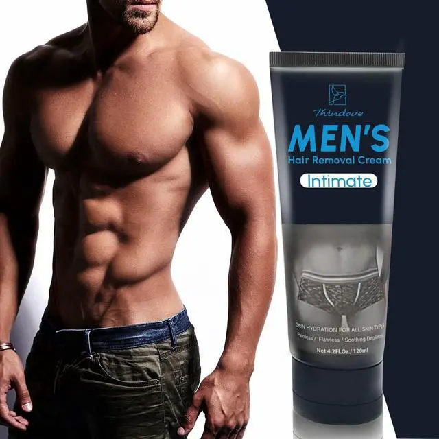 Alt view image 4 of 4 - Intimate/Private Hair Removal Cream For Men, For Unwanted Male Hair in Private Area, Effective & Painless Depilatory Cream, Suitable For All Skin Types