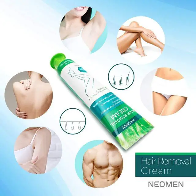 Alt view image 3 of 6 - Hair Removal Cream for Men & Women: Painless Depilatory for Sensitive Skin & Intimate Areas, Moisturizing with Aloe Vera & Vitamin E, Safe for Face, Underarms, Bikini, Arms (2.37 Fl Oz (Pack of 1))