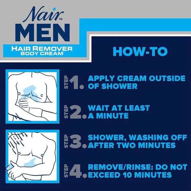 Alt view image 4 of 7 - Men Hair Removal Body Cream, 12 Ounce (Pack of 2)