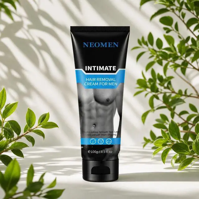 Alt view image 4 of 4 - Intimate Hair Removal Cream for Men: Men's Depilatory Cream for Private Area, Body Hair Removal Cream for Sensitive Skin with Aloe & Vitamin E, 3.5 Oz