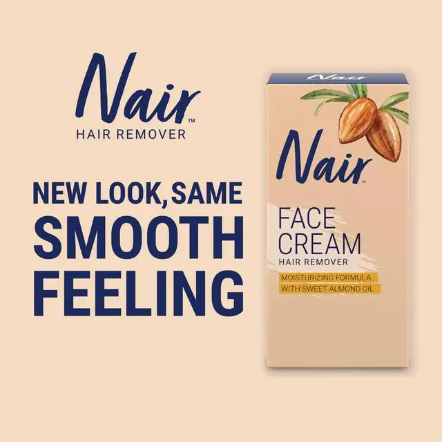 Alt view image 2 of 7 - Hair Remover Moisturizing Face Cream, with Sweet Almond Oil, 2OZ