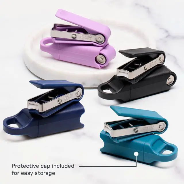 Alt view image 7 of 7 - Fingernail Cutter - Precision Stainless Steel Nail Cutter for Fingernails | Sharp Blade, Ergonomic Design, Durable & Rust-Resistant | Ideal for Men and Women | EDJY Blue
