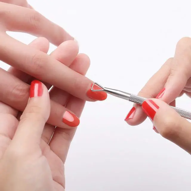 Alt view image 4 of 7 - Cuticle Trimmer with Cuticle Pusher and Cutter, Professional Stainless Steel Nippers, Cutter Clippers, Cuticle Remover, Pedicure Manicure Tools for Fingernails and Toenails, Sliver