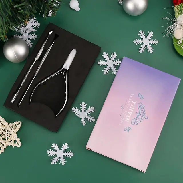 Alt view image 7 of 7 - Cuticle Trimmer with Cuticle Pusher and Cutter, Professional Stainless Steel Nippers, Cutter Clippers, Cuticle Remover, Pedicure Manicure Tools for Fingernails and Toenails, Sliver