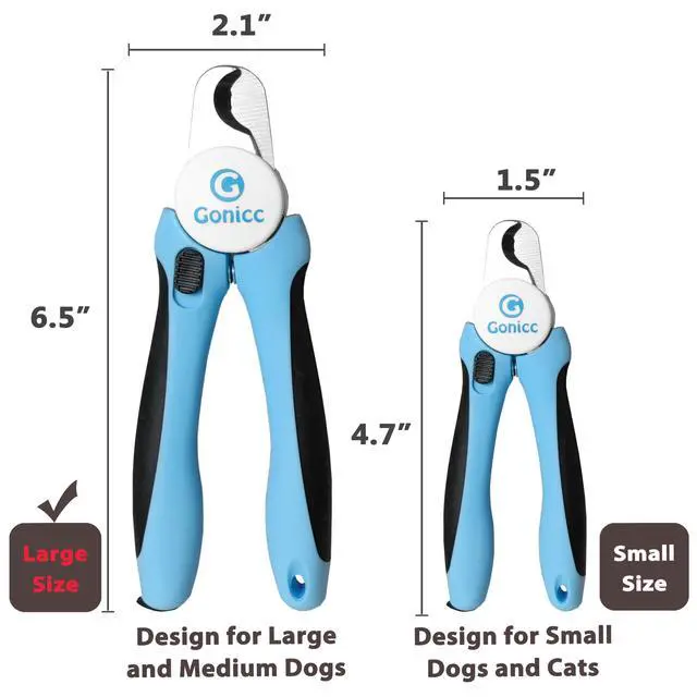 Alt view image 4 of 6 - Dog & Cat Pets Nail Clippers and Trimmers - with Safety Guard to Avoid Overcutting, Free Nail File, Razor Sharp Blade - Professional Grooming Tool for Pets (for Large and Medium Dogs)