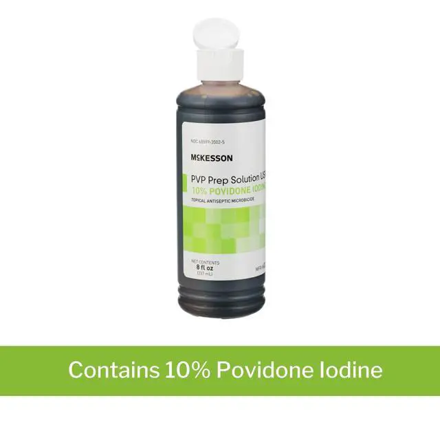 Alt view image 3 of 7 - PVP Prep Solution USP, 10% Povidone-Iodine, 8 oz, 1 Count