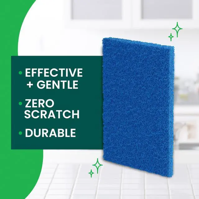 Alt view image 3 of 7 - Non-Scratch Scour Pads, Scouring Pads for Kitchen and Dish Cleaning, 3 Pads