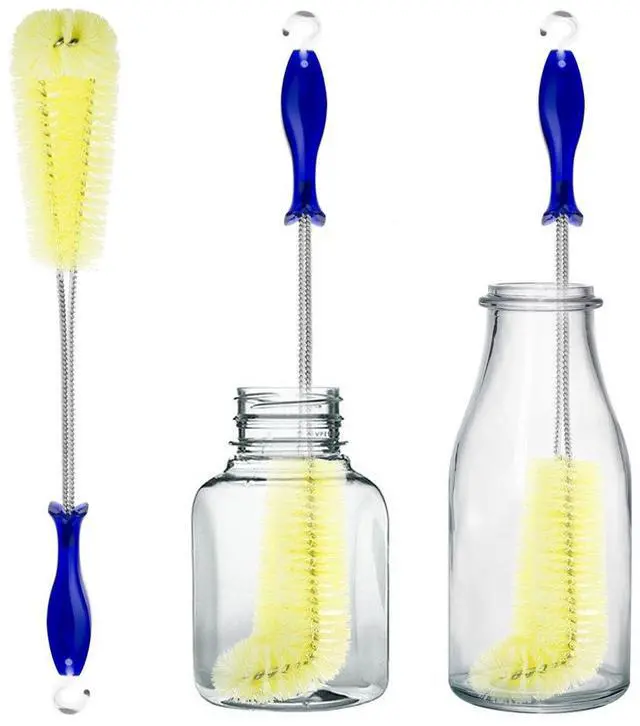 Main image of Long Bottle Brush Cleaner -16" Bottle Cleaning Brush Flexional Water Bottle Cleaner Washer Tool for Water Bottles,Cup,Tumblers or Wine Stemware