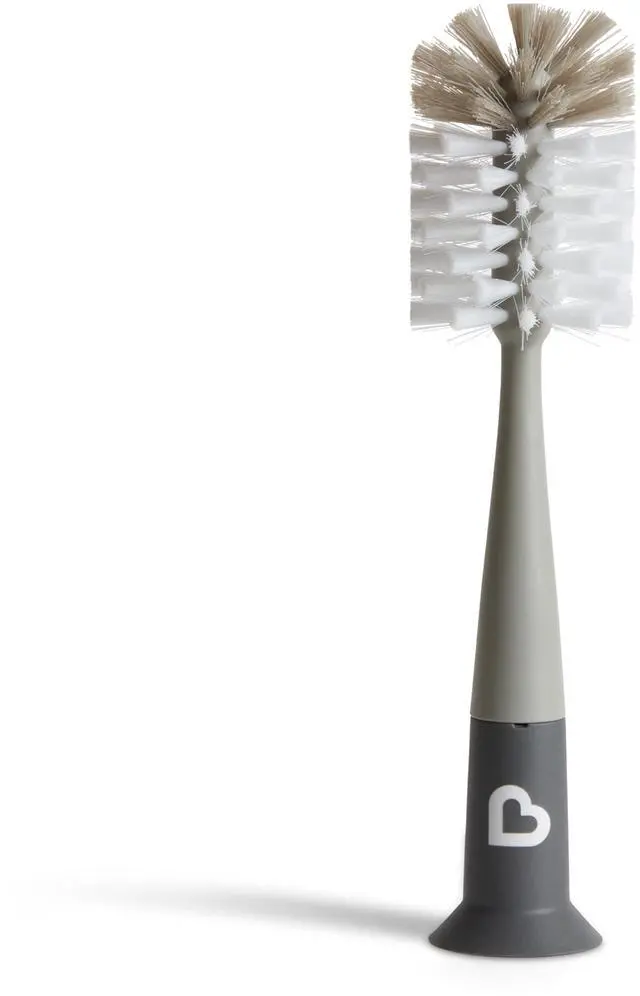 Main image of Munchkin® Bristle Bottle Brush, Grey