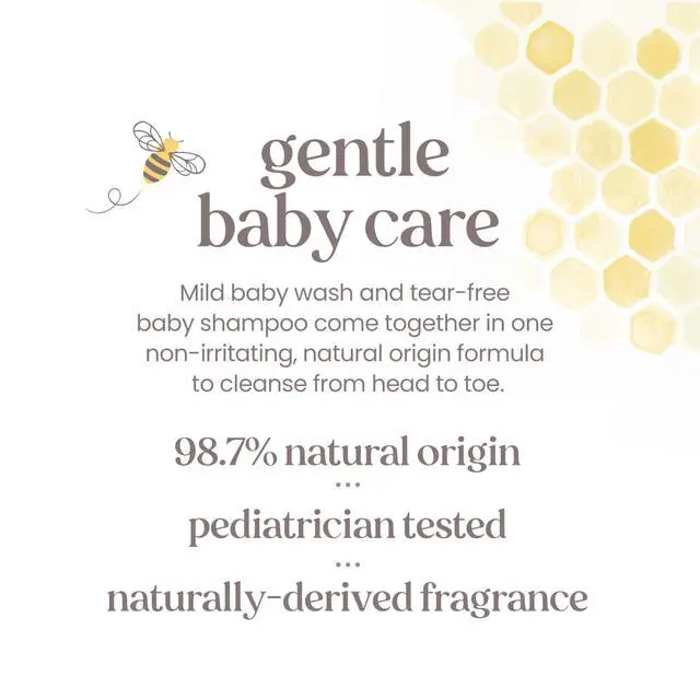 Alt view image 6 of 7 - Baby Shampoo & Wash, Burt's Bees Tear Free Soap, Baby Care, Original, 21 Ounce (Packaging May Vary)