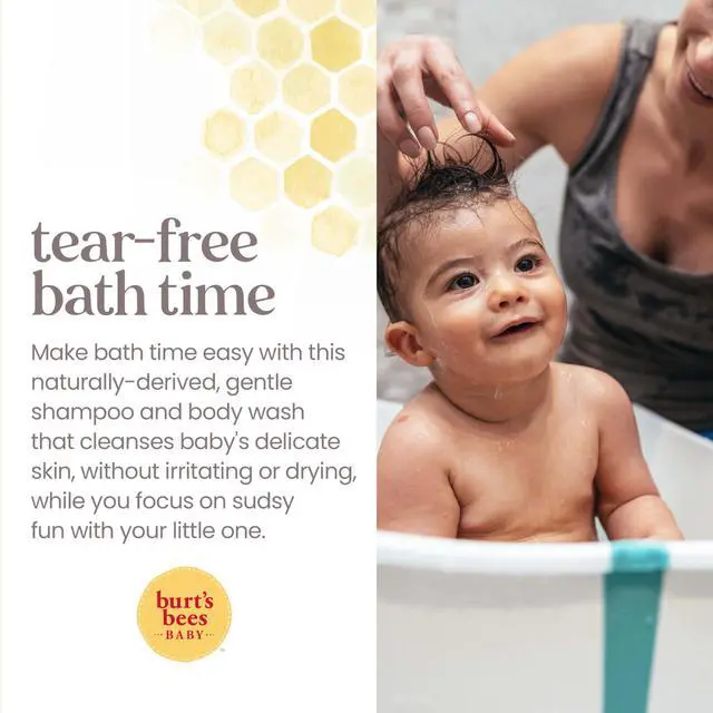 Alt view image 5 of 7 - Baby Shampoo & Wash, Burt's Bees Tear Free Soap, Baby Care, Original, 21 Ounce (Packaging May Vary)