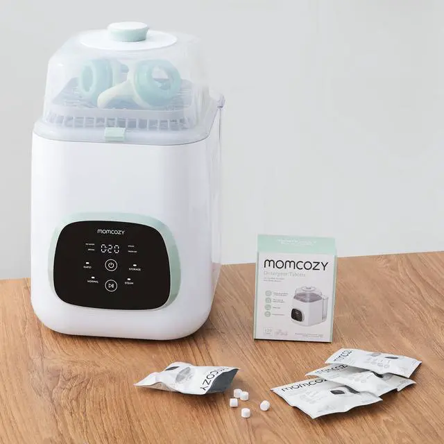 Alt view image 3 of 6 - Momcozy Official Washing Block for Momcozy KleanPal Pro Baby Bottle Washer, 120 Detergent Tablets
