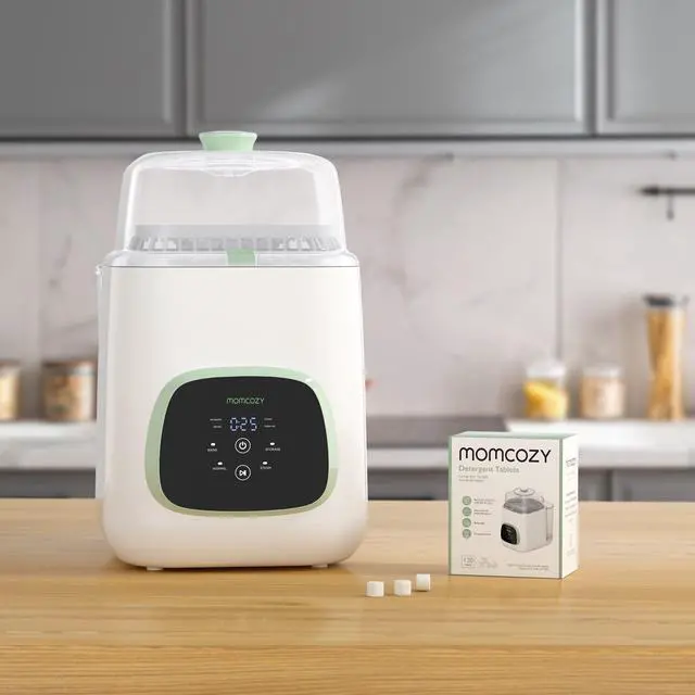 Alt view image 6 of 6 - Momcozy Official Washing Block for Momcozy KleanPal Pro Baby Bottle Washer, 120 Detergent Tablets