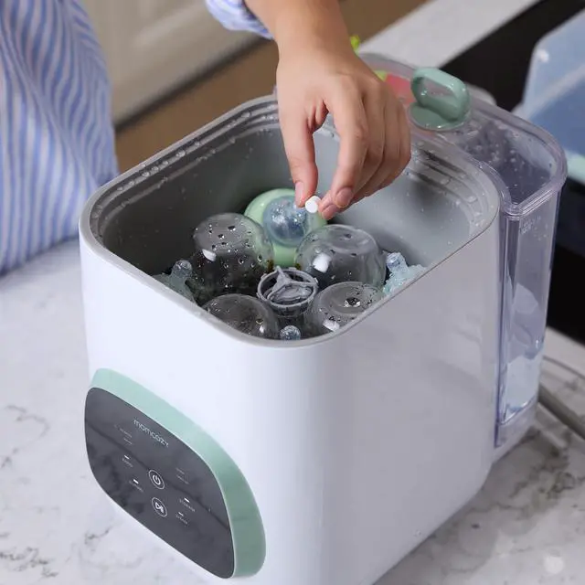 Alt view image 2 of 6 - Momcozy Official Washing Block for Momcozy KleanPal Pro Baby Bottle Washer, 120 Detergent Tablets