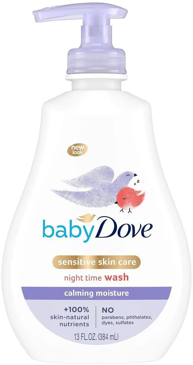 Main image of Baby Dove Sensitive Skin Care Baby Wash For a Calming Moisture Hypoallergenic and Tear-Free, Washes Away Bacteria, Chamomile, 13 Fl Oz