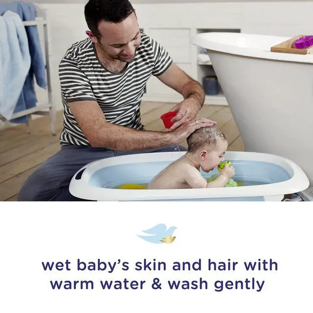 Alt view image 3 of 7 - Baby Dove Sensitive Skin Care Baby Wash For Baby Bath Time Rich Moisture Tear-Free and Hypoallergenic, 20 oz (Packaging May Vary)