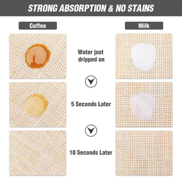 Alt view image 2 of 7 - DK177 Coffee Mat - Dish Drying Mat for Kitchen Counter, Hide Stain, Absorbent with Waterproof Rubber Backing, Fit Kitchen Dish Rack Bar Accessories (Coffee Bar, 19" x 12")