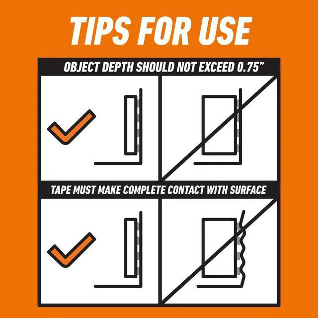 Alt view image 6 of 7 - Gorilla Tough & Clear Double Sided Tape Squares, Clear Tape, 24 1" Pre-Cut Mounting Squares (Pack of 1)