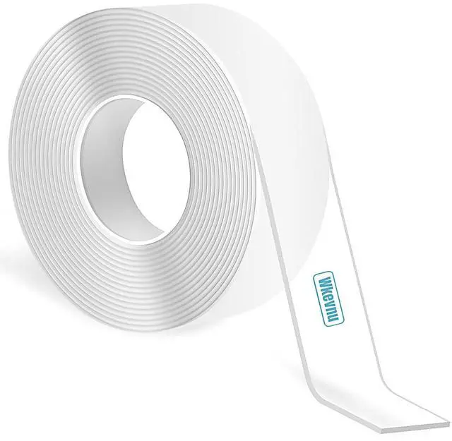 Main image of Wkevnu Double Sided Tape Heavy Duty,Removable Clear Nano Mounting Tape,Picture Hanging Adhesive Strips,Tough & Clear Weatherproof for Indoor/Outdoor Use,Perfect for Picture Hanging & Carpet-10FT