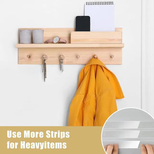 Alt view image 3 of 7 - WINNOW Double Sided Heavy Duty Extra Strong Adhesive Tape - 1.2" x 120" (Pack of 1) Indoor/Outdoor Household Nano Tape for Hanging Decorations, Lights, Garlands - Reusable and Damage-Free